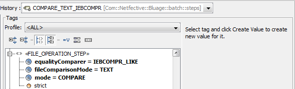 "FILE_OPERATION_STEP" Compare usage : IebCompr like text compare setup